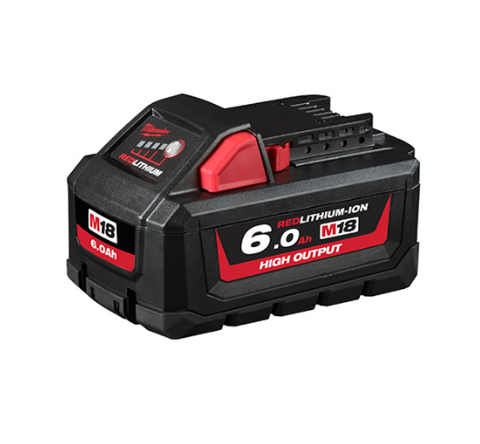 Milwaukee M18™ REDLITHIUM-ION™ HIGH OUTPUT 6.0Ah Battery Pack M18HB6